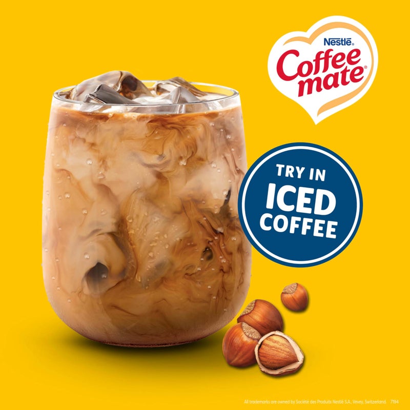 Coffee Mate Nestle Coffee mate Coffee Creamer, Hazelnut, Liquid Creamer Singles, Non Dairy, No Refrigeration, 0.375 fl oz Tubs (Pack of 180) - Image 4